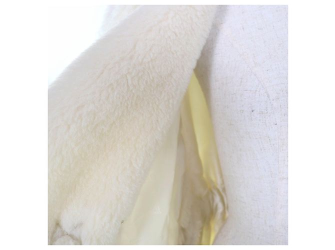 Cappotto Max Mara Teddy Bear in misto seta Bianco - vista 5