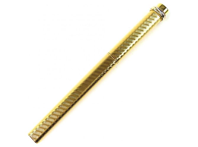 Cartier Trinity Kugelschreiber Spiralmuster Golden - Ansicht 3