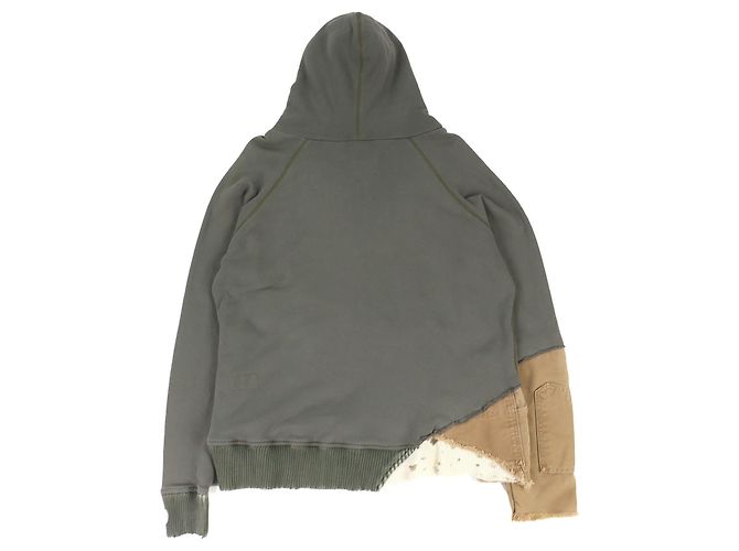 Autre Marque Greg Lauren FRAGMENT HOODIE Hoodie Grün Khaki - Ansicht 2