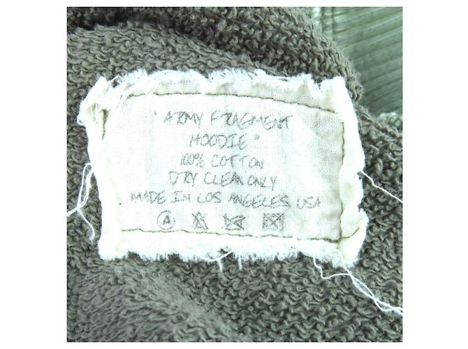Autre Marque Greg Lauren FRAGMENT HOODIE Hoodie Grün Khaki - Ansicht 5
