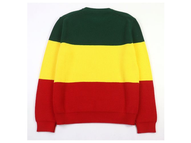 Louis Vuitton Strickpullover mit Rundhalsausschnitt und gesticktem Logo Mehrfarben - Ansicht 3