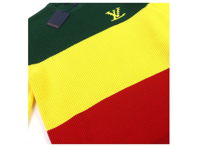 Louis Vuitton Strickpullover mit Rundhalsausschnitt und gesticktem Logo Mehrfarben - Ansicht 5