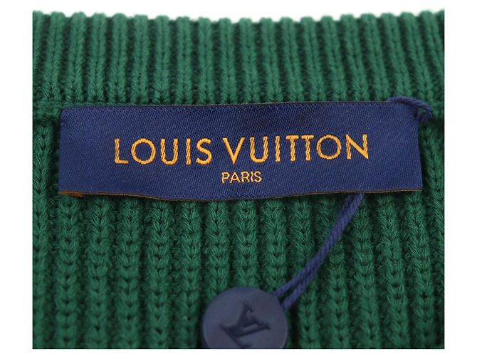Louis Vuitton Strickpullover mit Rundhalsausschnitt und gesticktem Logo Mehrfarben - Ansicht 6