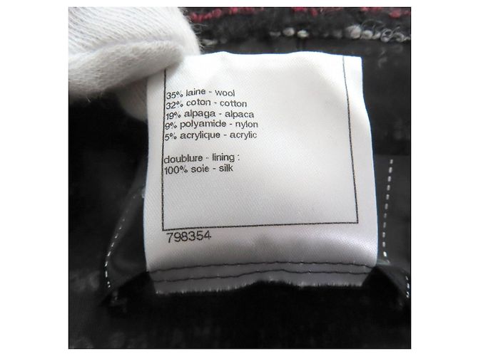 Chaqueta de lana Chanel Multicolor - vista 9