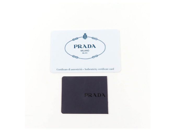 Prada 1ZD002 Saffiano Leather AirPods Case Black - view 10