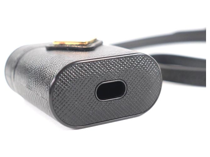 Prada 1ZD002 Saffiano Leather AirPods Case Black - view 7