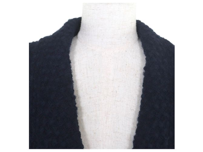 Traje de lana Chanel BOUTIQUE Azul Azul marino - vista 4