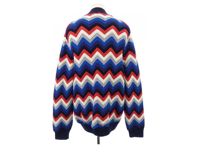 Autre Marque Cardigan de lana Missoni Roja Azul Azul marino - vista 2