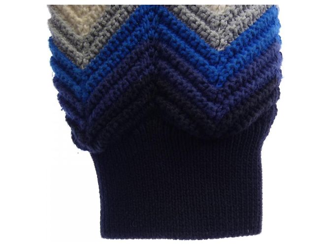 Autre Marque Cardigan de lana Missoni Roja Azul Azul marino - vista 6