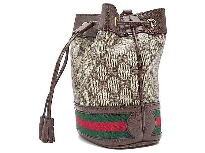 Gucci Sac seau mini Ophidia GG Multicolore - vue 2