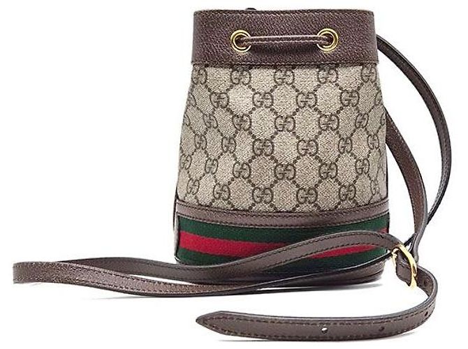 Gucci Sac seau mini Ophidia GG Multicolore - vue 3