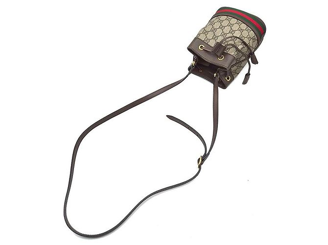 Gucci Sac seau mini Ophidia GG Multicolore - vue 4