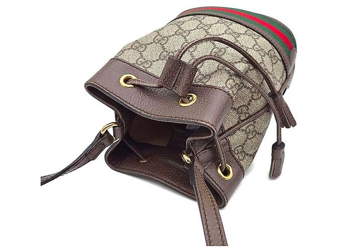 Gucci Sac seau mini Ophidia GG Multicolore - vue 6