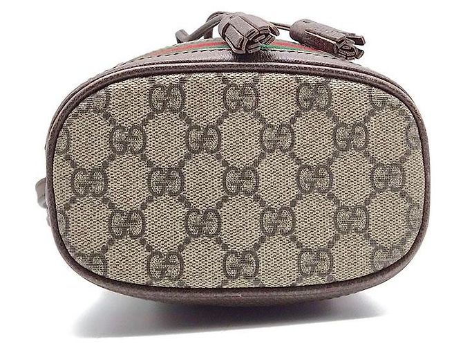 Gucci Sac seau mini Ophidia GG Multicolore - vue 7