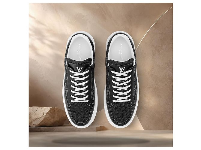 Louis Vuitton Beverly Hills Sneaker Black Nero - vista 4