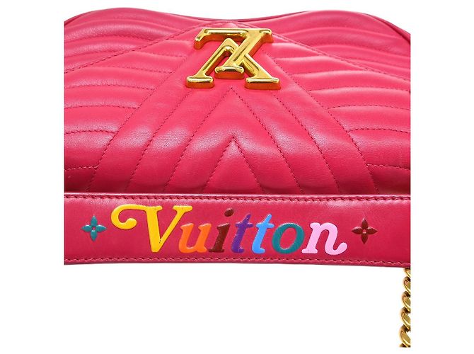 Louis Vuitton New Wave Chain Quilted Leather MM Rosa - vista 6