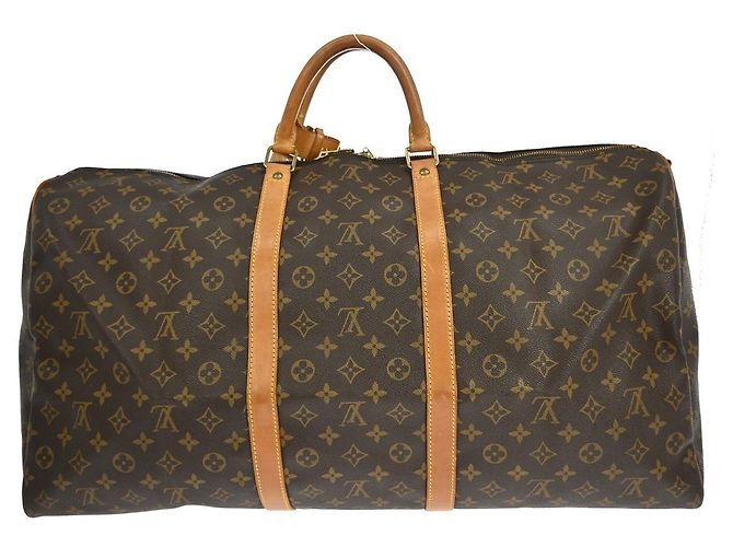 Louis Vuitton Keepall Bandoulière Monogram 60 Marrone - vista 2