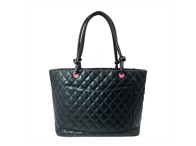Chanel Cambon Line Große Tote Bag Schwarz - Ansicht 2