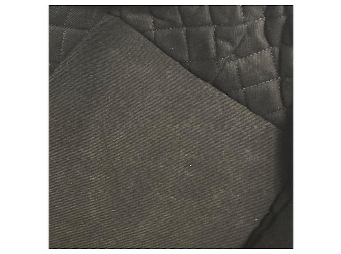 Borsa Tote con catena Chanel in pelle di vitello martellata nera Nero - vista 6