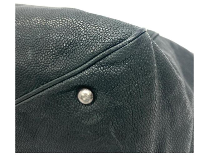 Borsa Tote con catena Chanel in pelle di vitello martellata nera Nero - vista 7