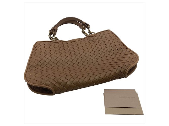 Borsa Bottega Veneta Intrecciato Marrone - vista 14