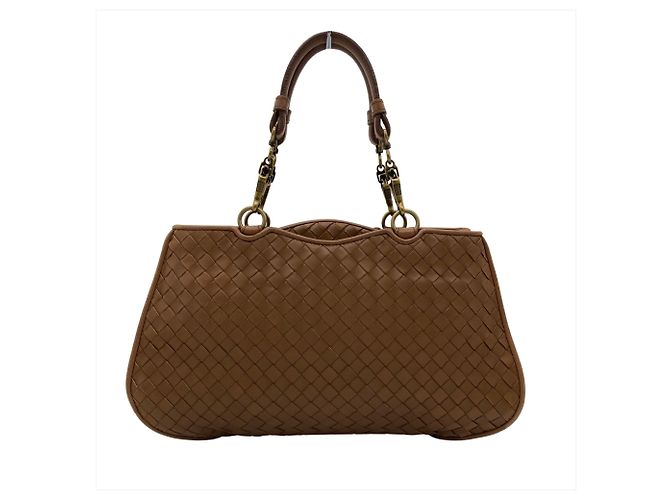 Borsa Bottega Veneta Intrecciato Marrone - vista 2