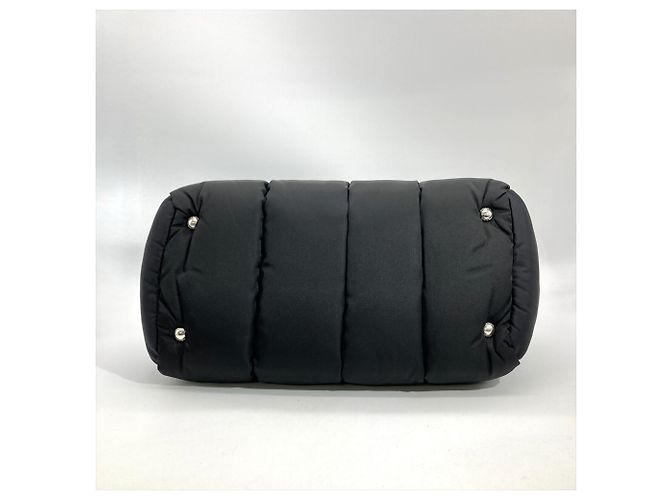 Bolsa de Mão 2-Way Prada Tessuto Bomber Preto - vista 4