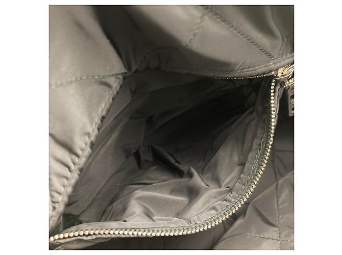 Bolsa de Mão 2-Way Prada Tessuto Bomber Preto - vista 9
