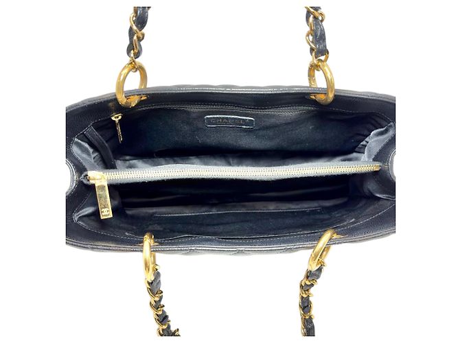Saco Tote Chanel Matelassé com corrente Preto - vista 6