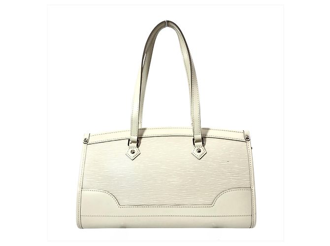 Louis Vuitton Madeleine PM Schultertasche Beige Aus weiß - Ansicht 2