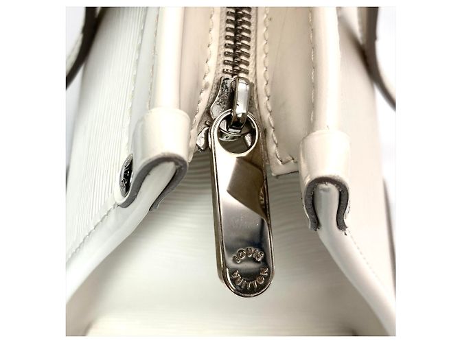 Louis Vuitton Madeleine PM Schultertasche Beige Aus weiß - Ansicht 5