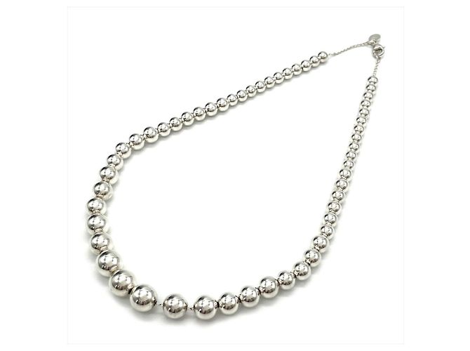 Collana Tiffany & Co. Hardware Graduated Ball Argento - vista 3
