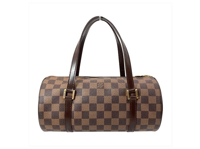 Borsa a tracolla Louis Vuitton Papillon 26 Marrone Damier ebene - vista 2
