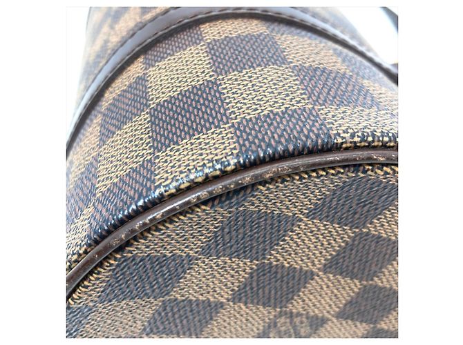 Borsa a tracolla Louis Vuitton Papillon 26 Marrone Damier ebene - vista 4