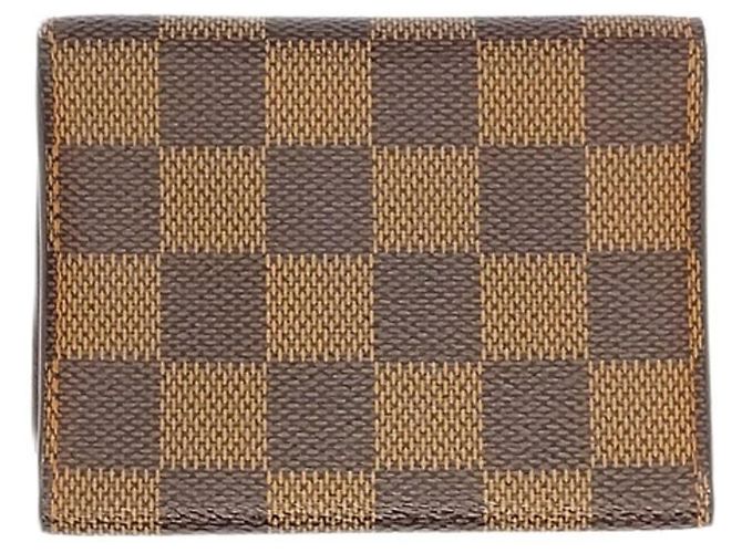 Tarjetero Louis Vuitton Damier Ebene Castaño - vista 2