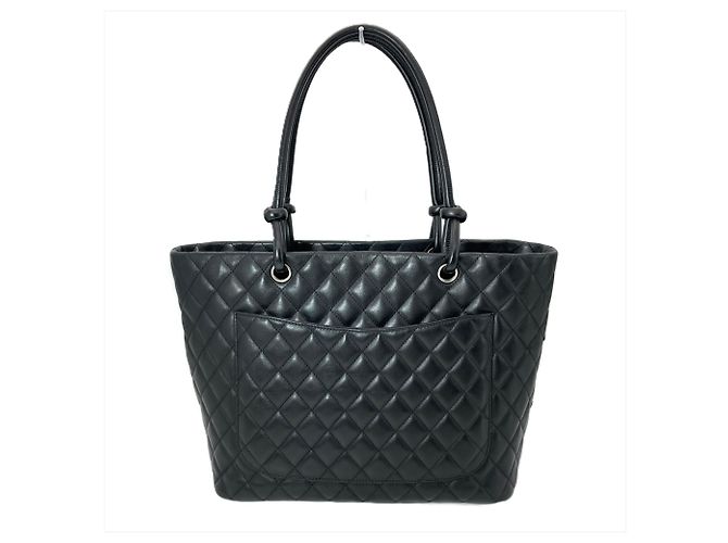 Chanel Cambon Line Große Tote Bag Schwarz - Ansicht 2