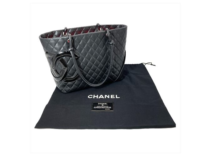 Chanel Cambon Line Große Tote Bag Schwarz - Ansicht 9