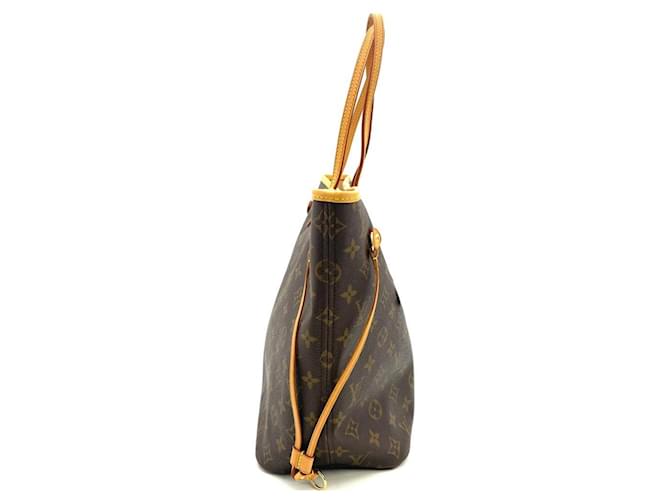 Borsa Tote Louis Vuitton Neverfull MM Marrone - vista 2
