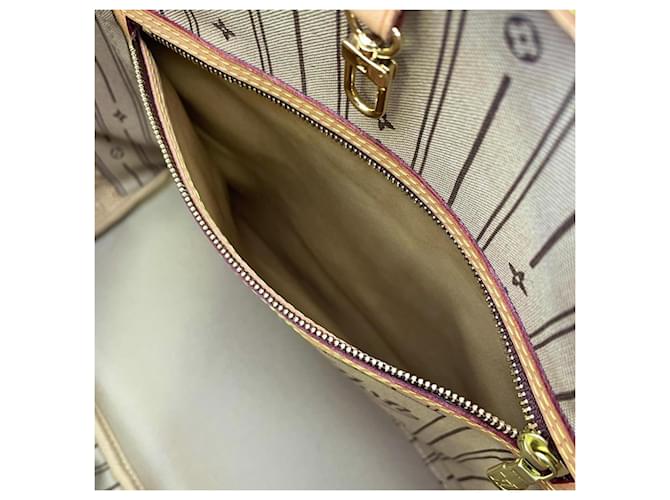 Borsa Tote Louis Vuitton Neverfull MM Marrone - vista 5