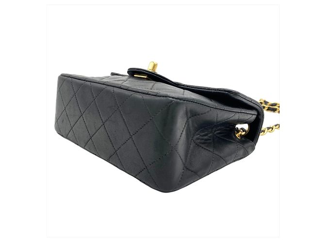 Borsa a spalla Mini Classic Matelassé Chanel Nero - vista 4