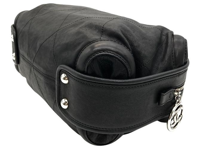 Borsa a mano Chanel Matelassé Bowling Bag Nero - vista 3