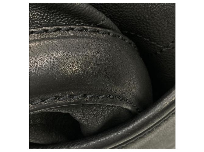 Borsa a mano Chanel Matelassé Bowling Bag Nero - vista 4