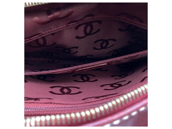 Borsa Chanel Coco Mark Wild Stitch Rosso Bordò - vista 12
