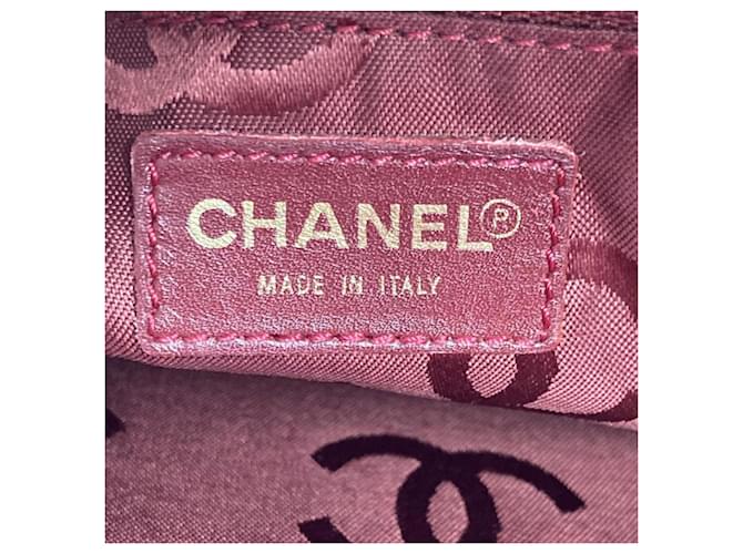 Borsa Chanel Coco Mark Wild Stitch Rosso Bordò - vista 13