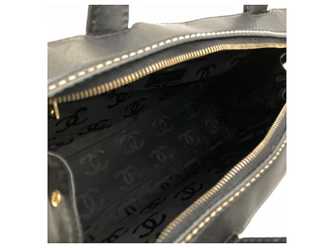 Borsa Chanel Coco Mark Wild Stitch Nero - vista 10