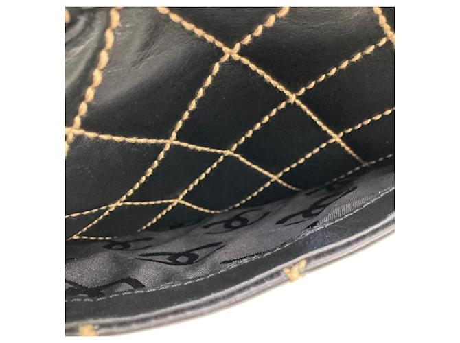Borsa Chanel Coco Mark Wild Stitch Nero - vista 12
