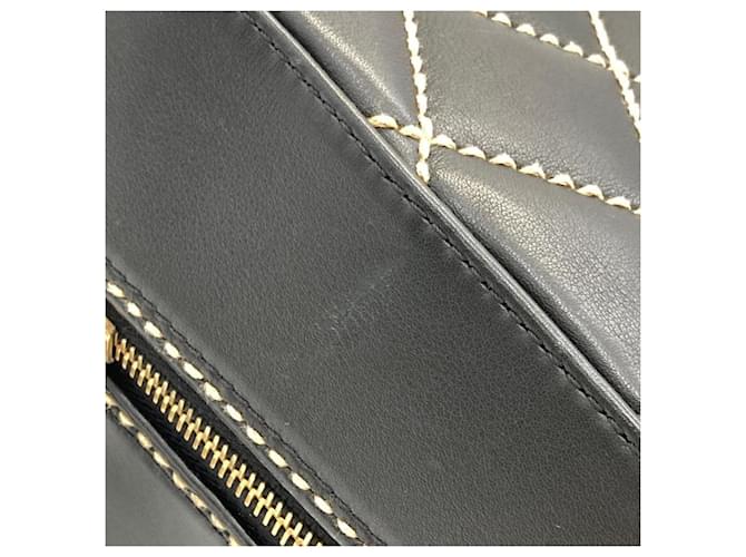 Borsa Chanel Coco Mark Wild Stitch Nero - vista 4
