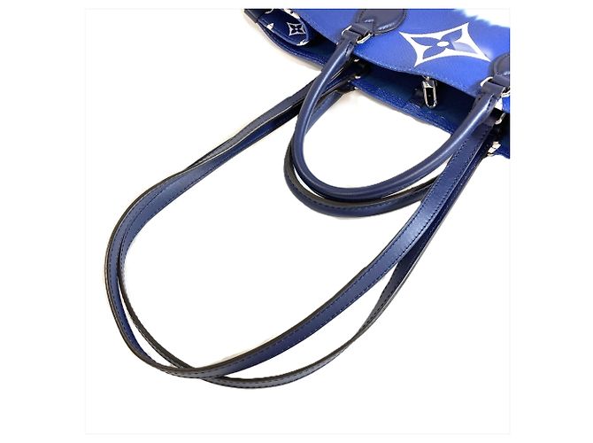 Borsa Tote Louis Vuitton Escale OnTheGo GM Blu - vista 5