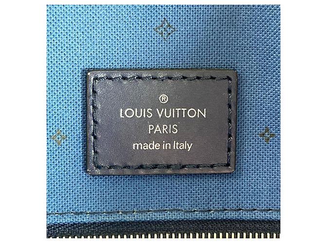 Borsa Tote Louis Vuitton Escale OnTheGo GM Blu - vista 7