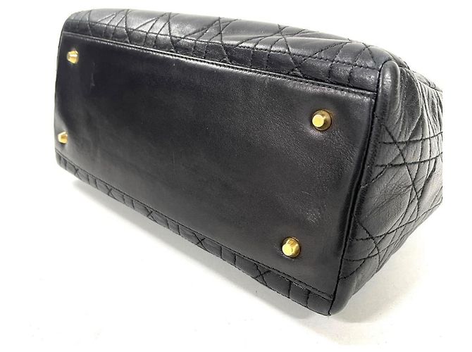 Borsa Christian Dior Dior Lady Cannage Nero - vista 4